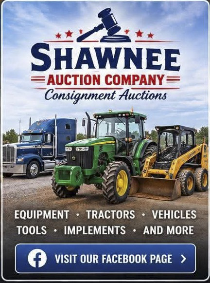 Shawnee Auction Company — equipment, tractors, vehicles, tools, implements, and more