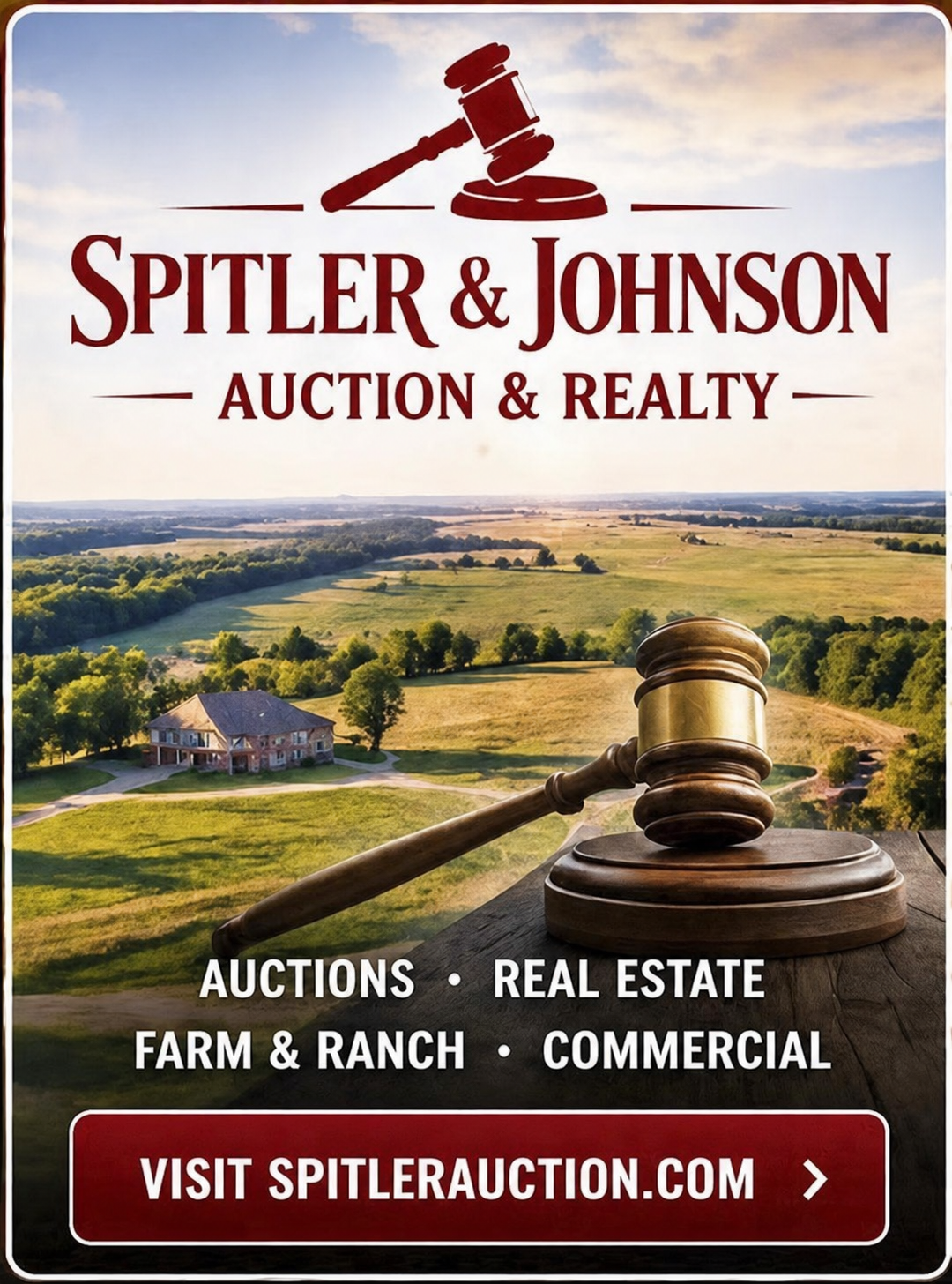 Spitler and Johnson Auction and Realty — auctions, real estate, farm, ranch, and commercial